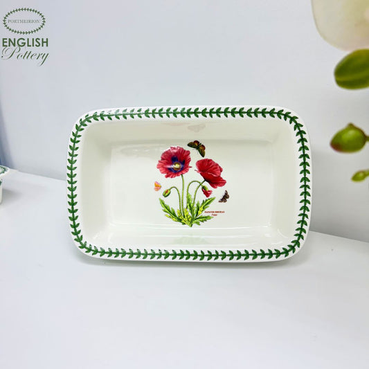 Portmeirion BG Rectangular Baking Dish 11inch Poppy (CHN)