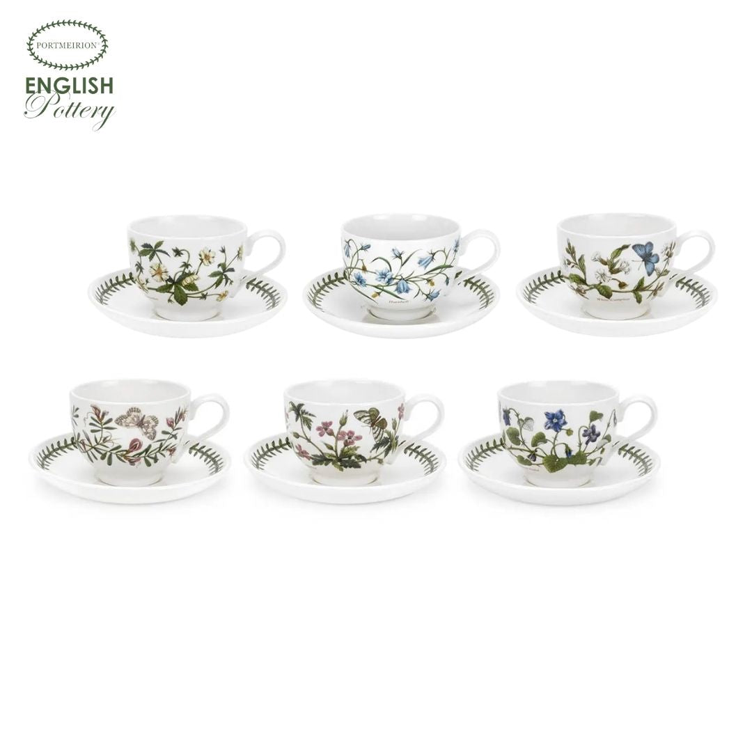 Portmeirion Botanic Garden Teacup & Saucers (T) (ENG)