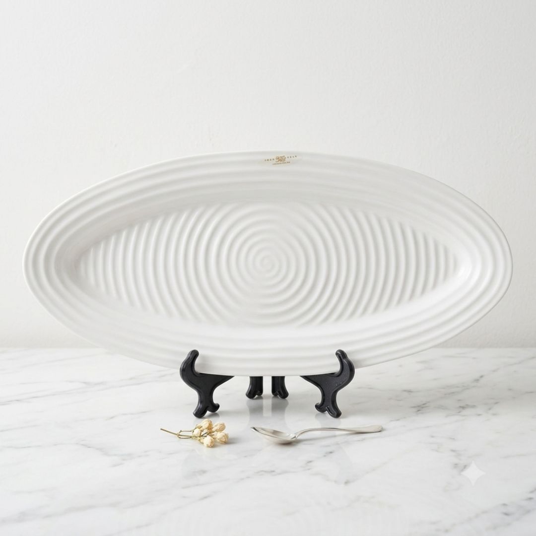 Portmeirion SC Oak White Fish Platter (CHN)