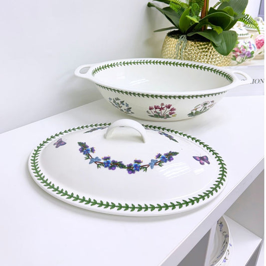 Portmeirion BG Oval Covered Casserole 15 inch 1st Quality