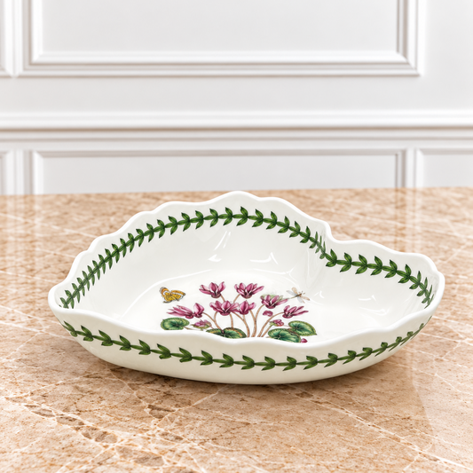 Portmeirion BG Scalloped Edge Heart Shaped Dish (CHN)