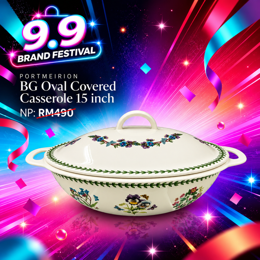 Portmeirion BG Oval Covered Casserole 15 inch (CHN)
