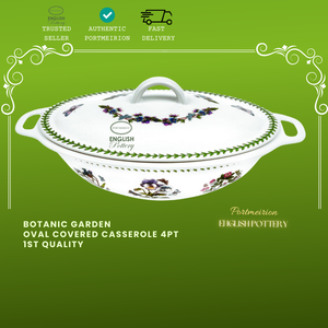 Portmeirion BG Oval Covered Casserole 15 inch 1st Quality (CHN)