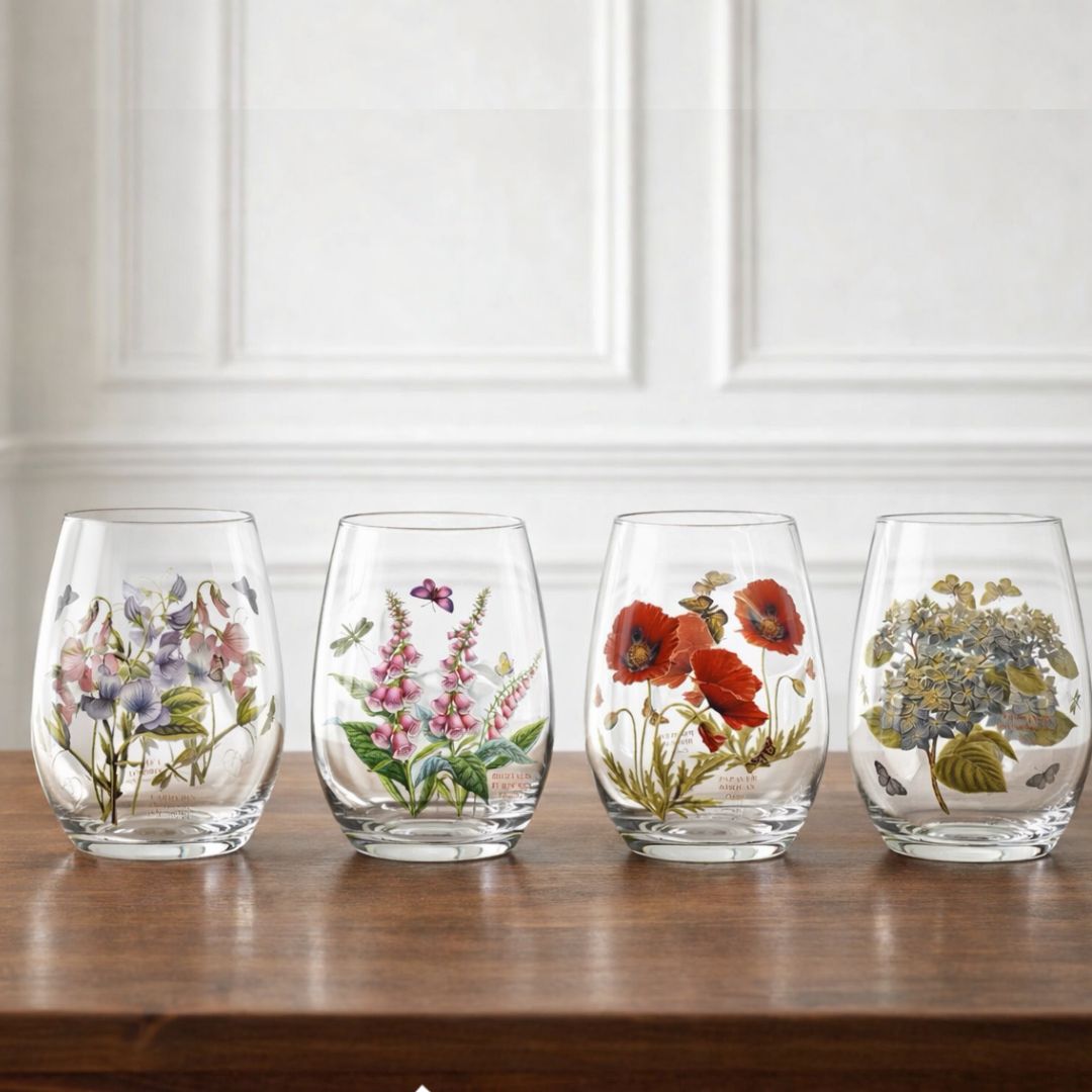 Portmeirion BG Stemless Glasses Set of 4