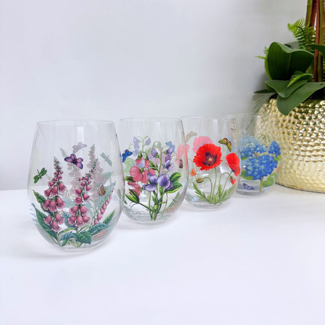 Portmeirion BG Stemless Glasses Set of 4
