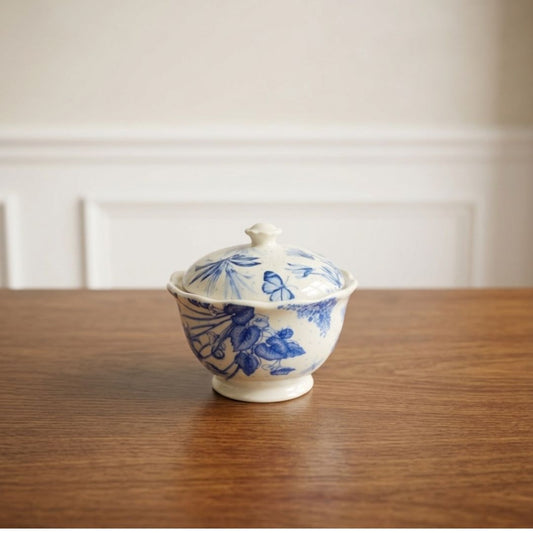 Portmeirion Botanic Blue Sugar Bowl (CHN)