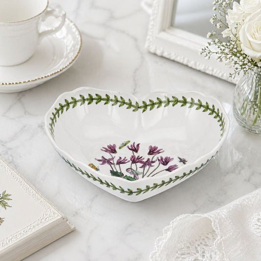 Portmeirion Botanic Garden Scalloped Edge Heart Dish