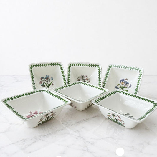 Portmeirion Botanic Garden Deep Square Bowl 6.5 inch (CHN)