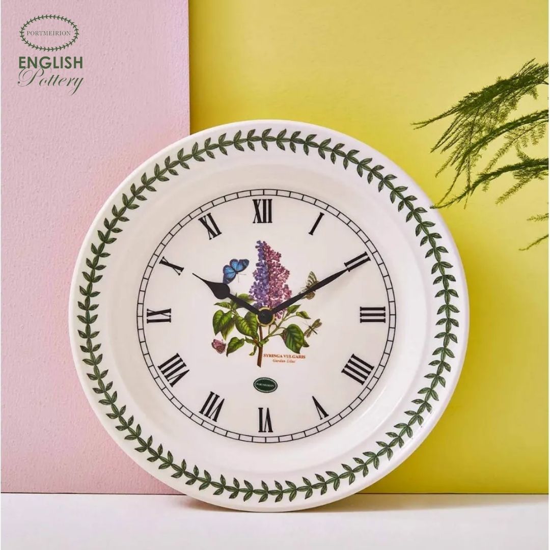 Portmeirion Botanic Garden Wall Clock (Garden Lilac) (ENG)