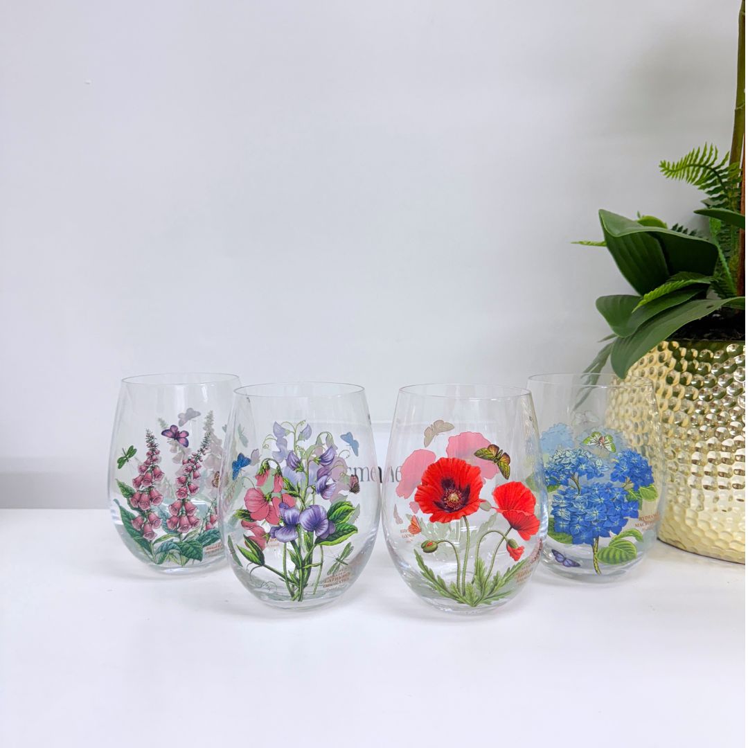 Portmeirion BG Stemless Glasses Set of 4