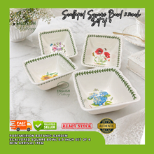 Portmeirion Botanic Garden Scalloped Square Bowl 5.5inch Set of 4 (CHN)