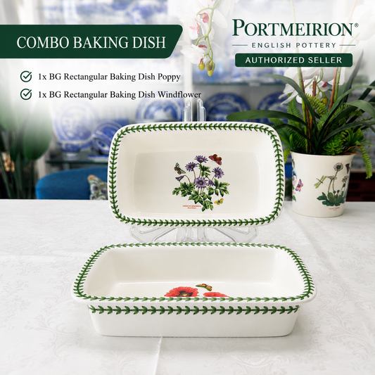 Combo Portmeirion BG Rectangular Baking Dish (CHN)