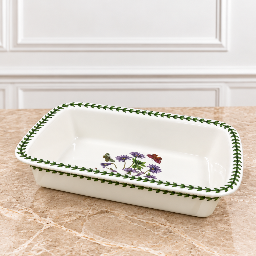 Portmeirion BG Rectangular Baking Dish 11” W.Flower (CHN)