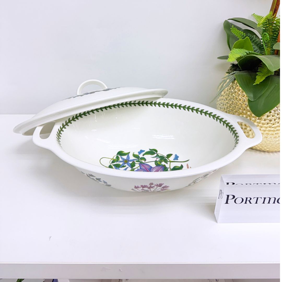Portmeirion BG Oval Covered Casserole 15 inch 1st Quality
