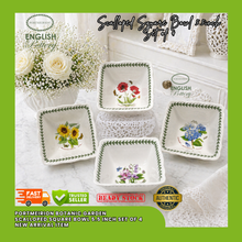 Portmeirion Botanic Garden Scalloped Square Bowl 5.5inch Set of 4 (CHN)