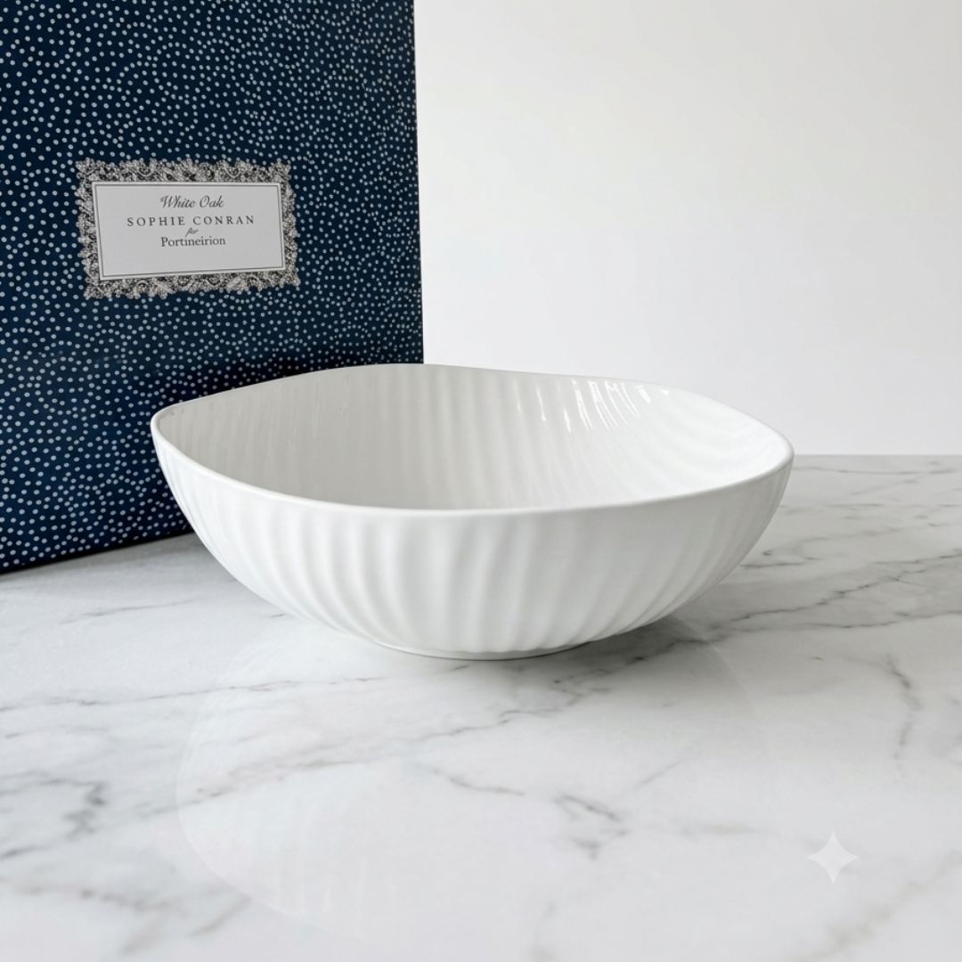 Portmeirion SC Oak White Deep Salad Bowl (CHN)