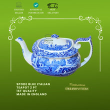 Spode Blue Italian Tea Pot