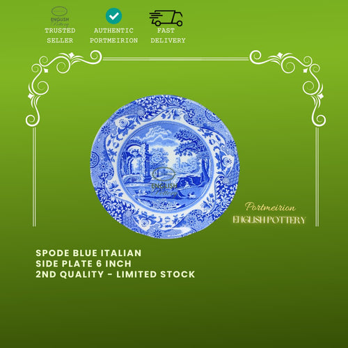 Spode Blue Italian Side Plate 6 Inch