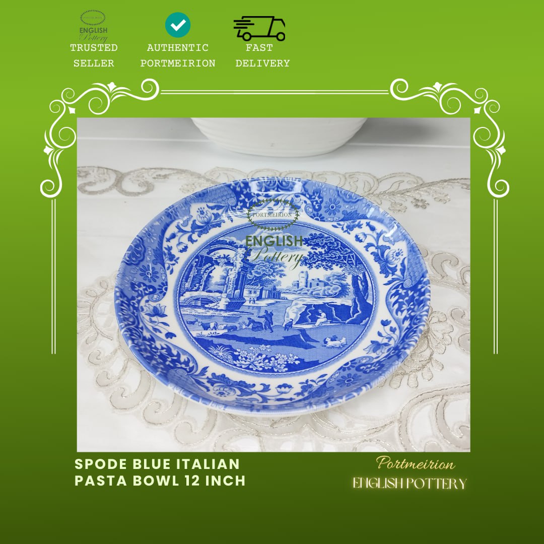 Spode Blue Italian Pasta Bowl 12 Inch (2nd qty)