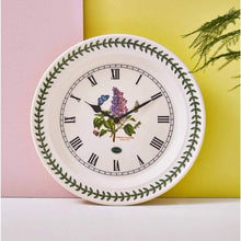 Botanic Garden Wall Clock Motif Garden Lilac