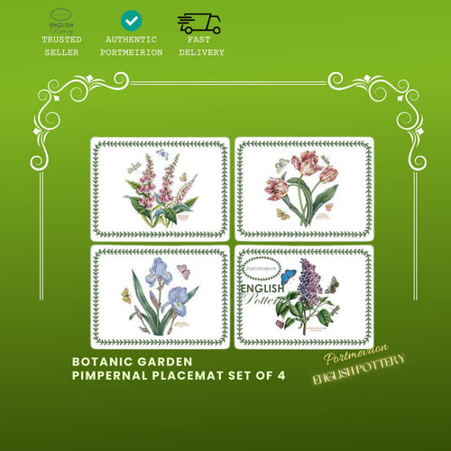 Botanic Garden Pimpernal Placemat Set Of 4