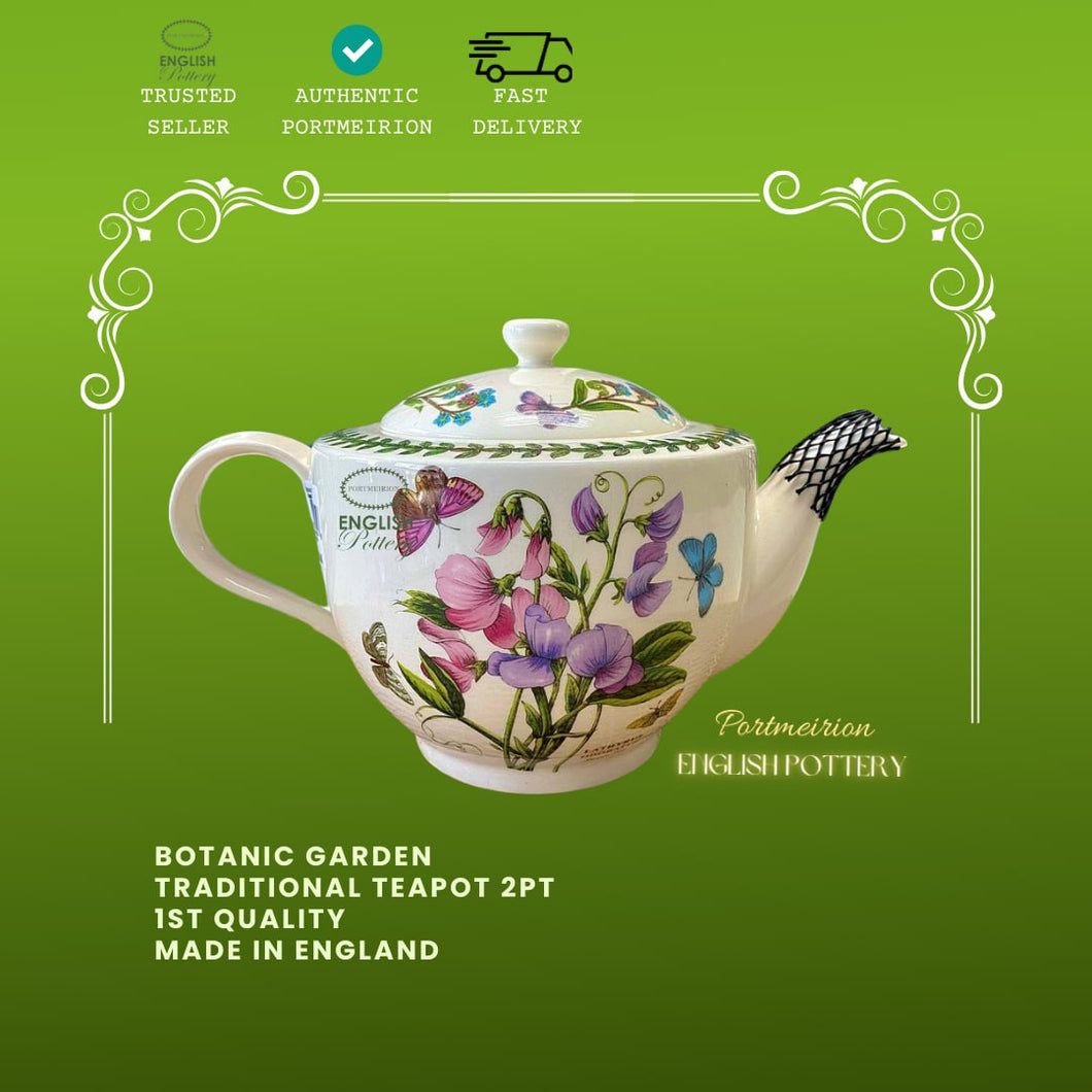 Botanic Garden Traditional Teapot 2pt