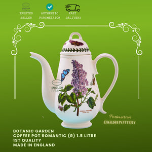 Portmeirion Botanic Garden Coffee Pot Romantic (R) 1.5litre