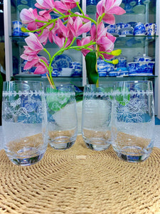 Portmeirion Botanic Garden High Ball Set Of 4 (crystall glass)