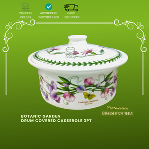 Portmeirion Botanic Garden Drum Cvrd Casserole 3pt (CHN)