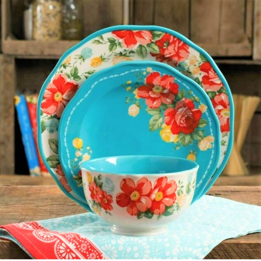 Pioneer woman vintage floral dinnerware online