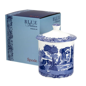 Spode Blue Italian Storage Jar