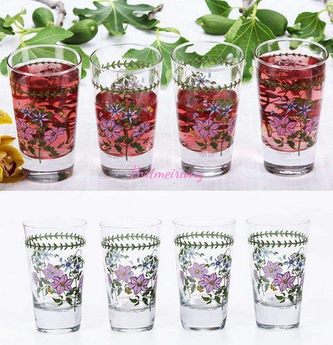 Portmeirion Botanic Garden Highball Drinking Glasses, Set of 4